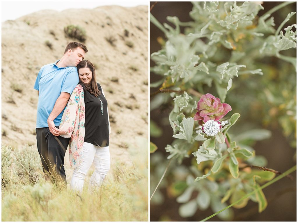 Orchard and plains engagement session Tiffany Joy Photography