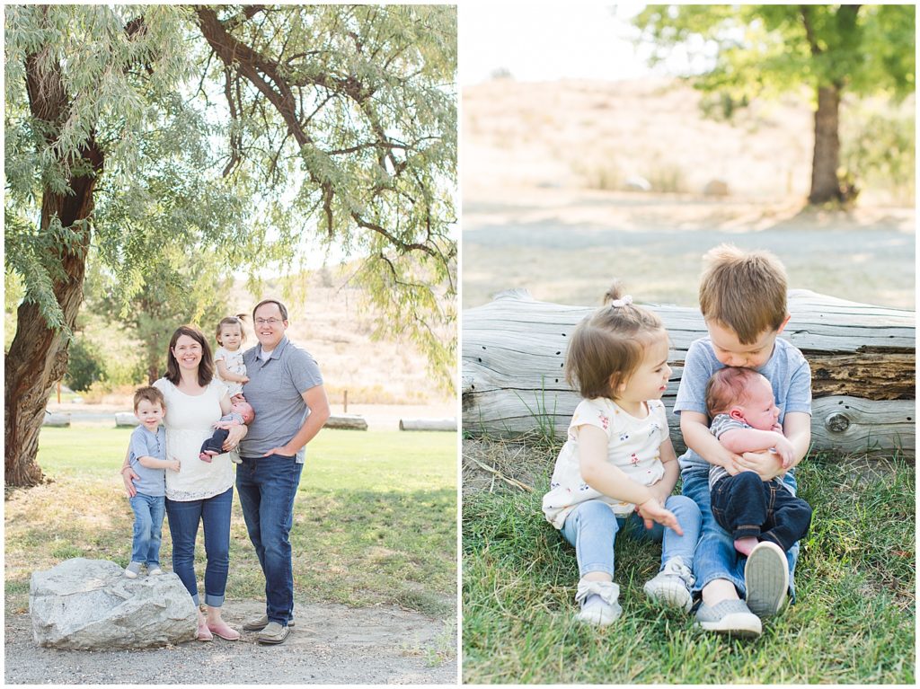 Alta Lake Summer Family Session and Newborn Boy Session Tiffany Joy W Photography