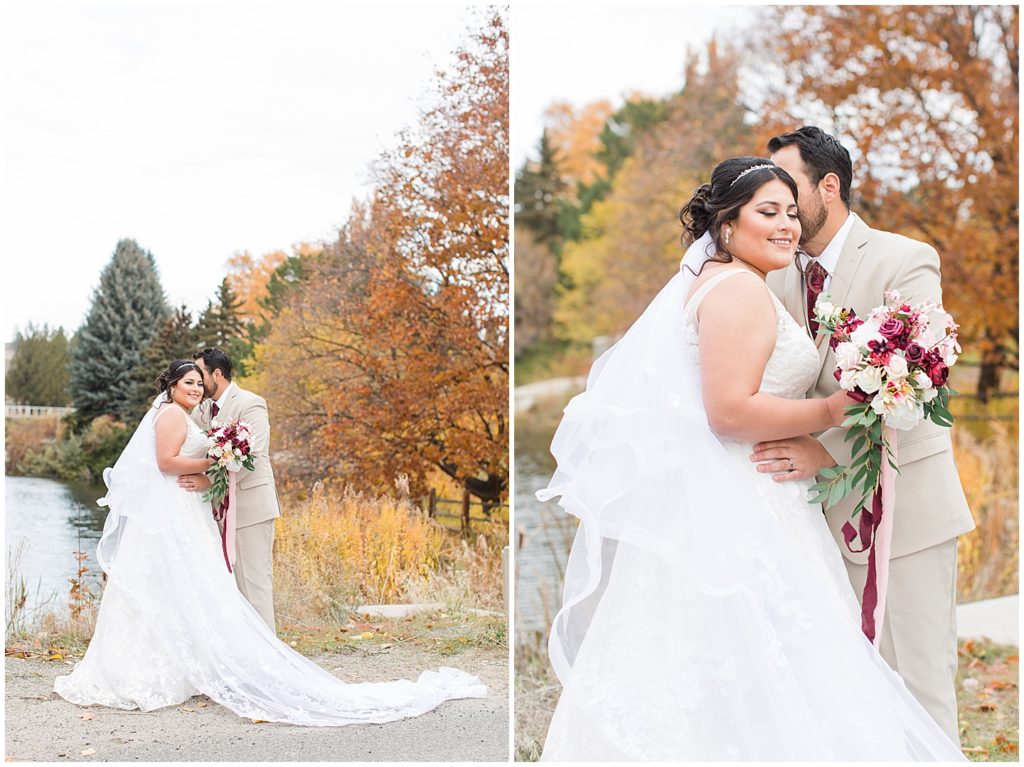 Classic Fall Wedding Burgundy Pink Brewster WA Tiffany Joy W Photography 