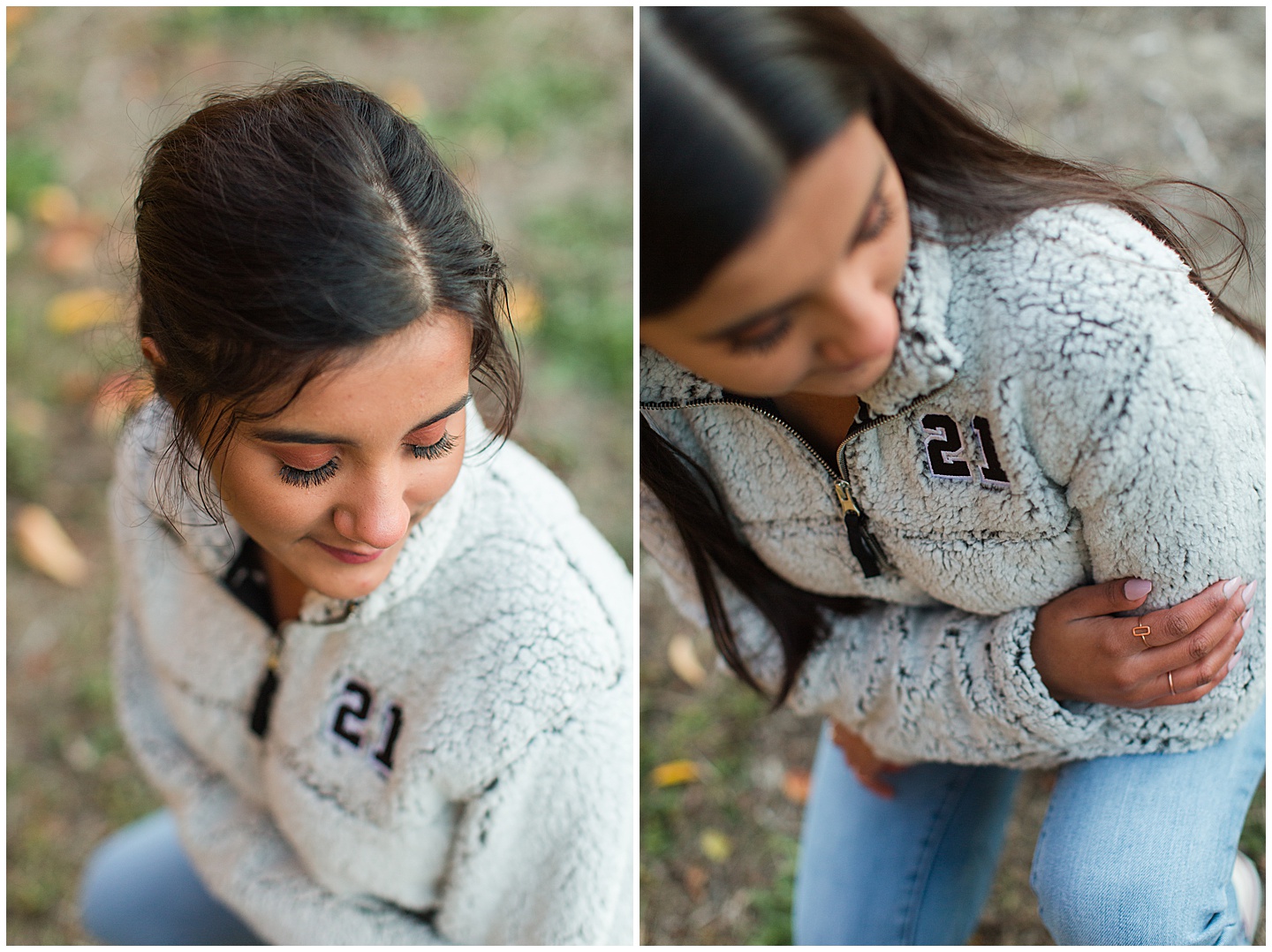 Summer River and Fall Orchard Senior Girl Twin Session Tiffany Joy W Photography