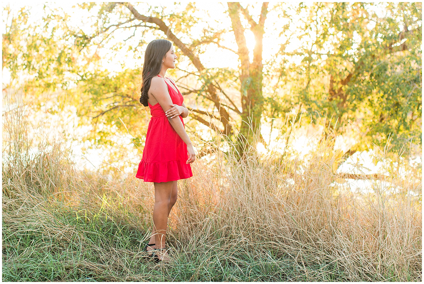 Summer River and Fall Orchard Senior Girl Twin Session Tiffany Joy W Photography