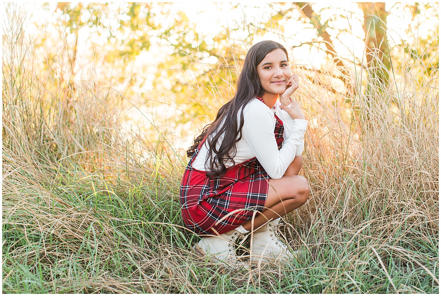 Summer River and Fall Orchard Senior Girl Twin Session Tiffany Joy W Photography