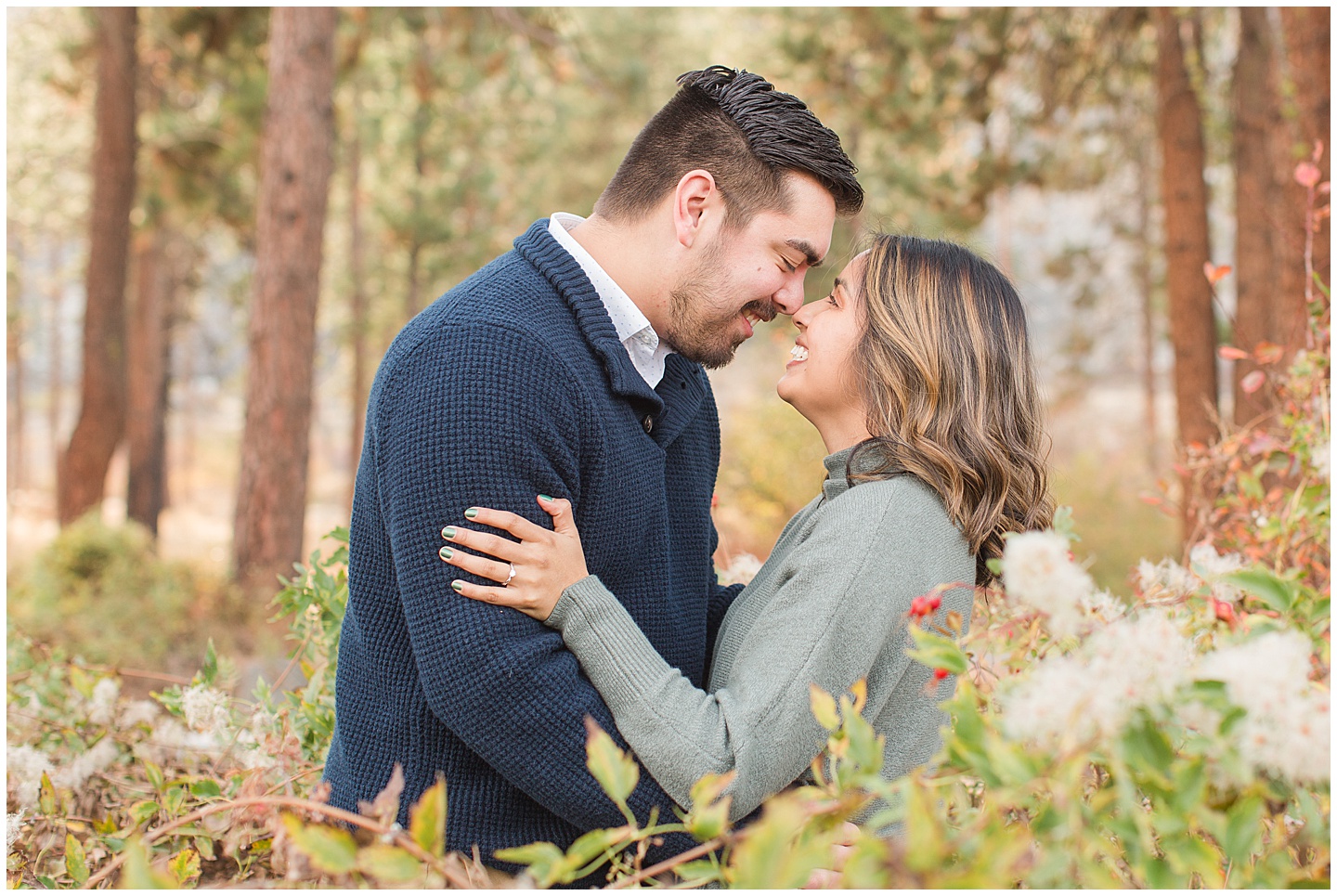 Mountain and Forest Engagement Session Tiffany Joy W Photography