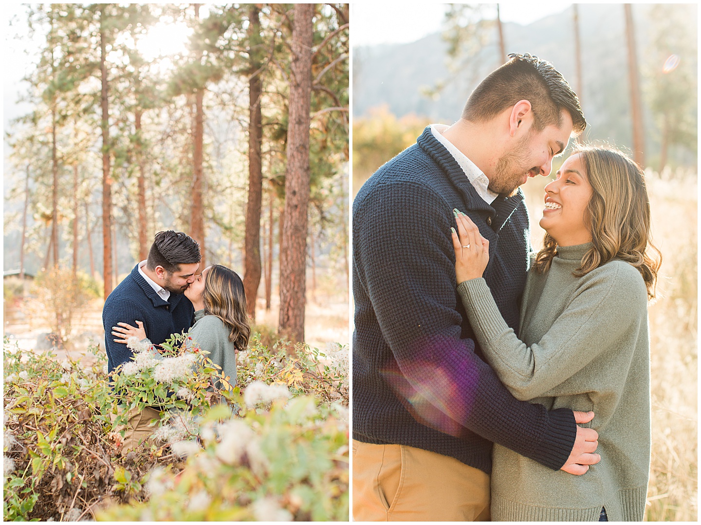 Mountain and Forest Engagement Session Tiffany Joy W Photography