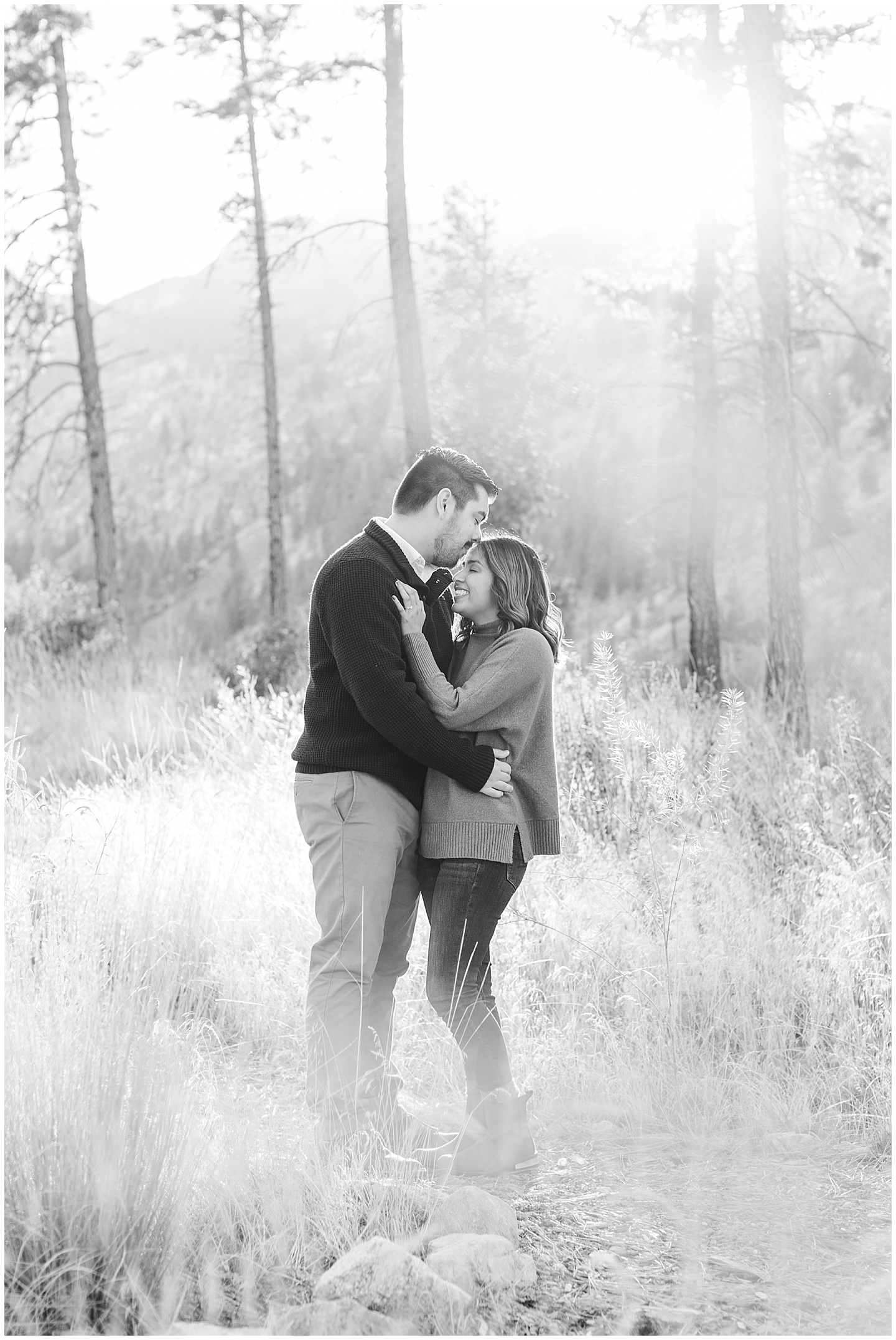 Mountain and Forest Engagement Session Tiffany Joy W Photography