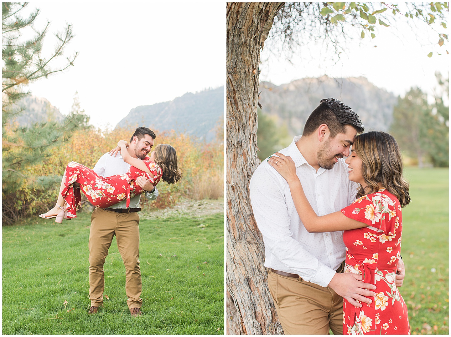 Mountain and Forest Engagement Session Tiffany Joy W Photography