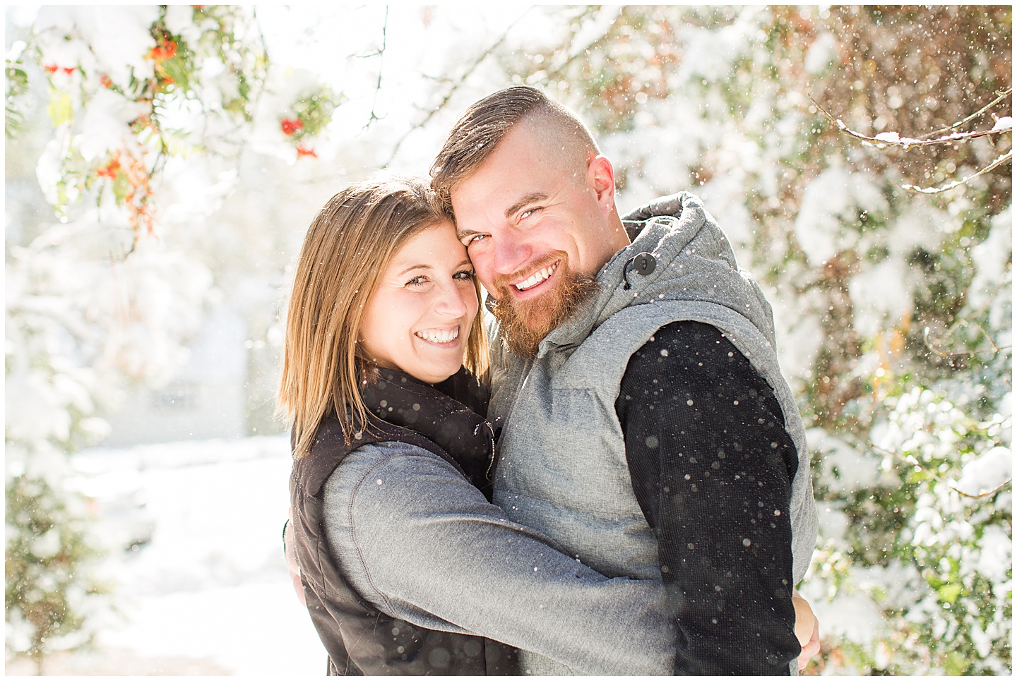 Fall Snow Family Session Cheney WA Tiffany Joy W Photography