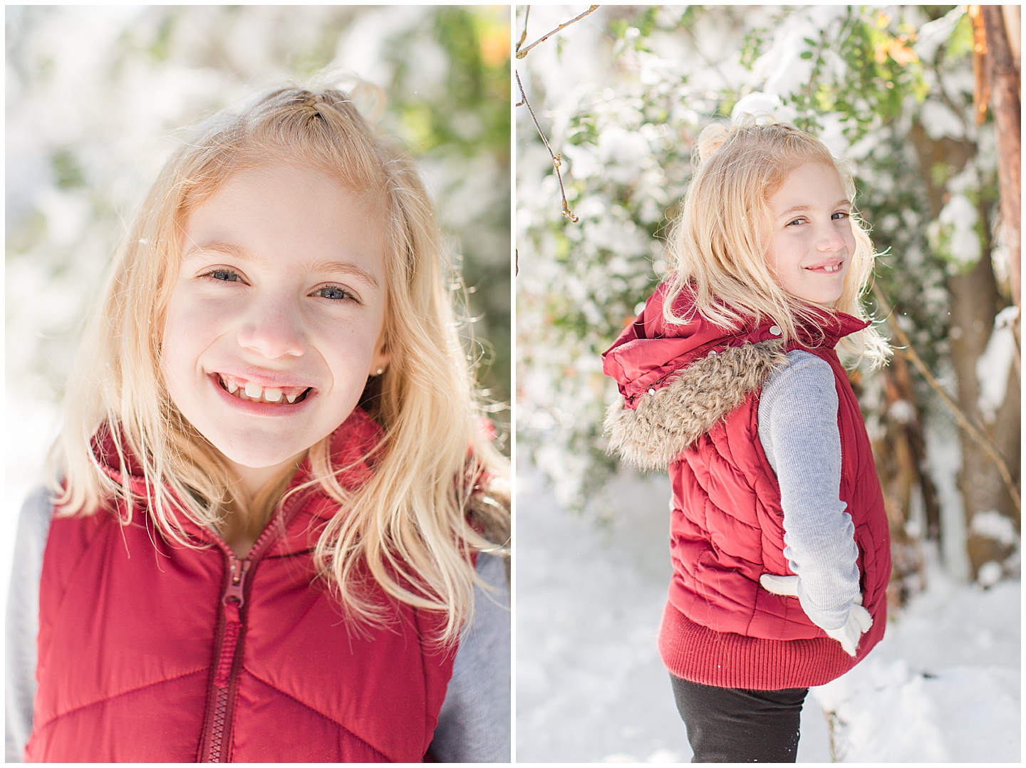 Fall Snow Family Session Cheney WA Tiffany Joy W Photography