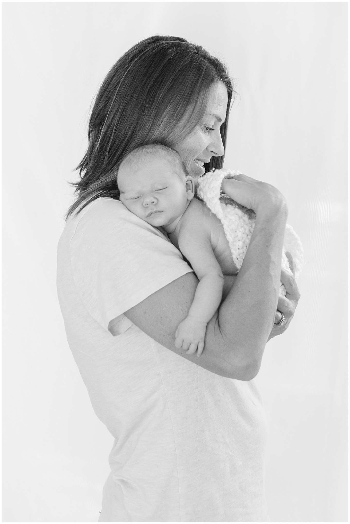 Newborn baby boy neutral session Tiffany Joy W Photography