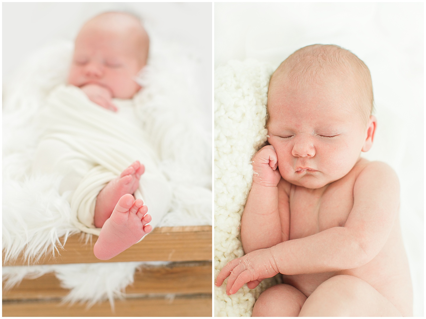 Newborn baby boy neutral session Tiffany Joy W Photography