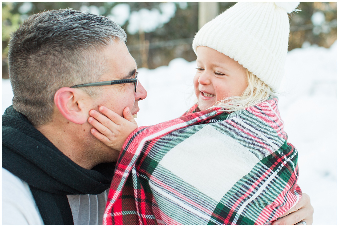 Winter snow and cocoa family session Tiffany Joy W Photography