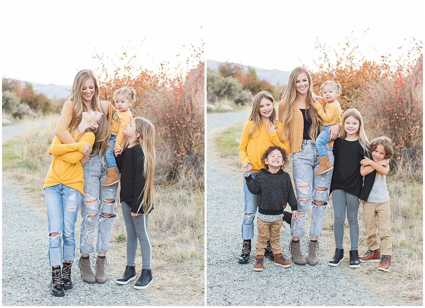 Fall River Session with Big Family Tiffany Joy W Photography