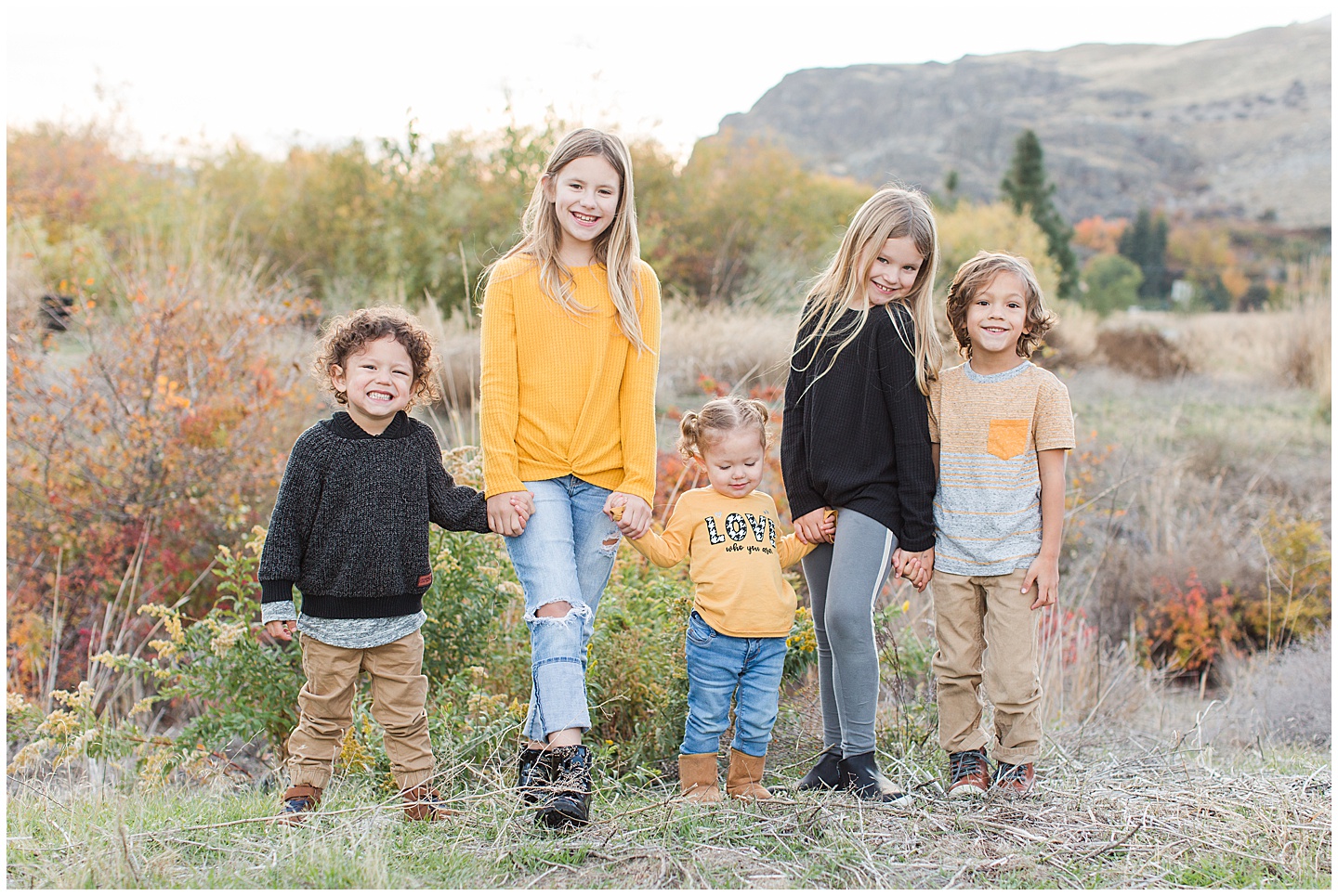 Fall River Session with Big Family Tiffany Joy W Photography