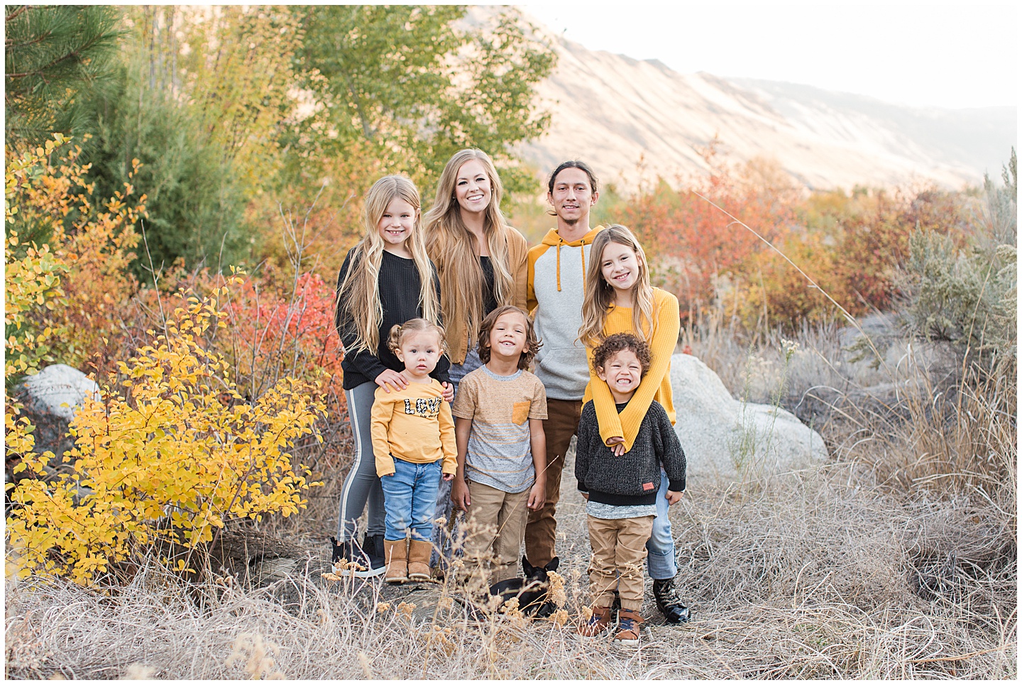 Fall River Session with Big Family Tiffany Joy W Photography