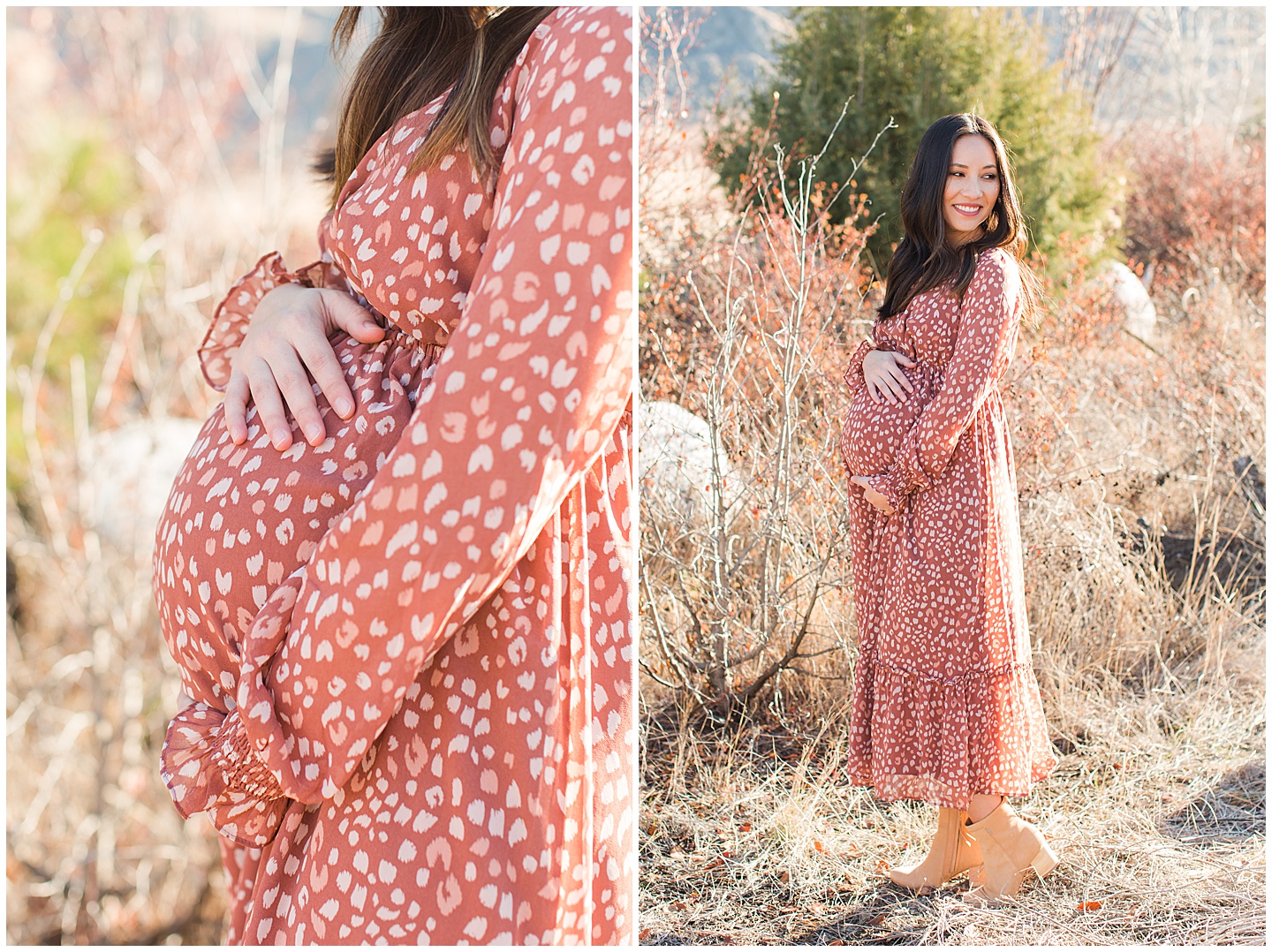 Winter River Maternity Session Tiffany Joy W Photography