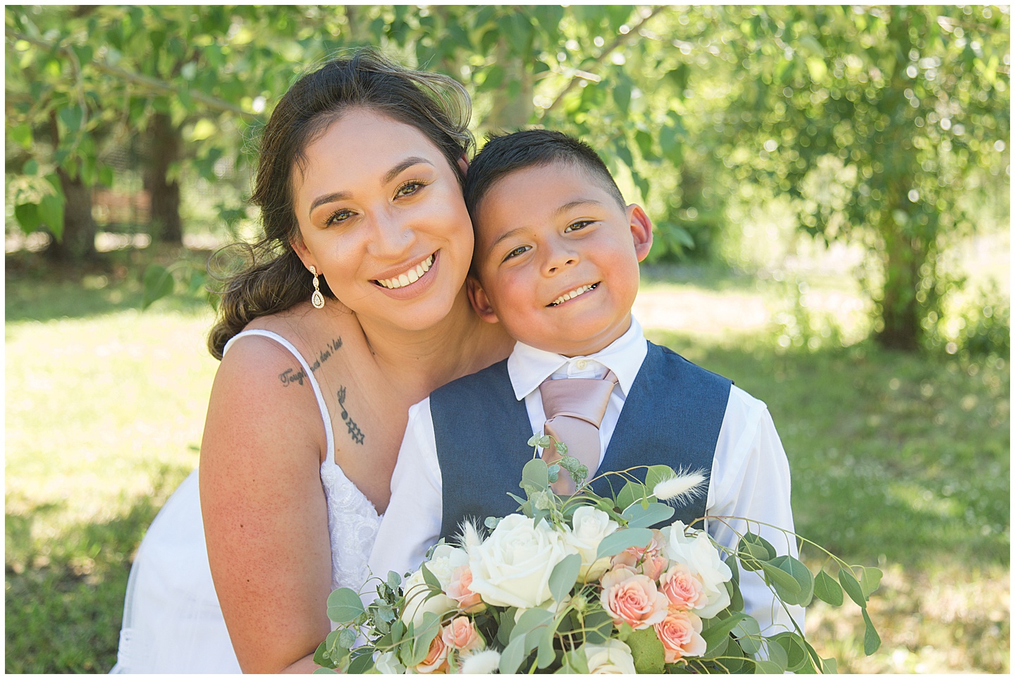 Columbia River Navy and Pink Wedding Tiffany Joy W Photography