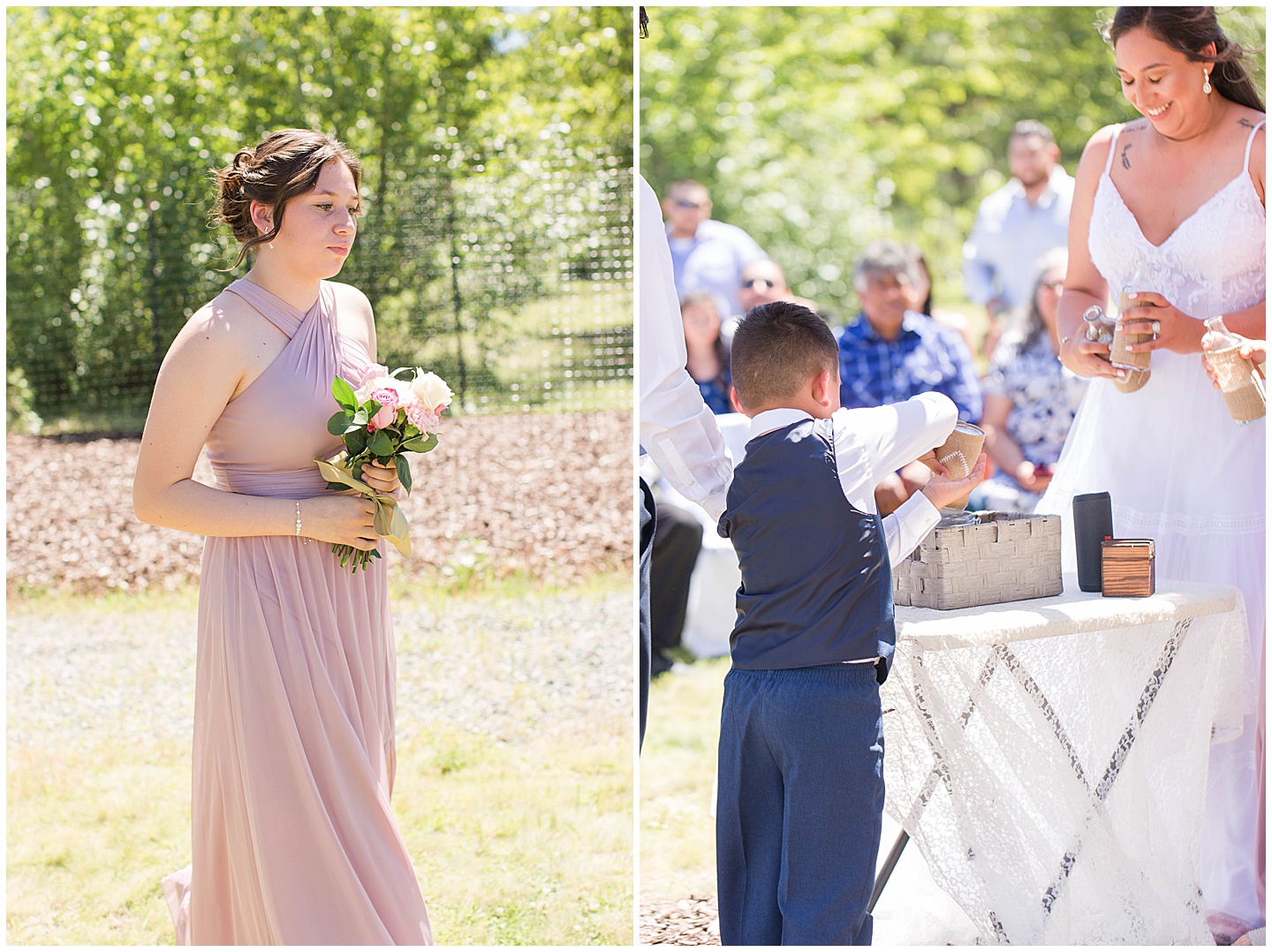 Columbia River Navy and Pink Wedding Tiffany Joy W Photography