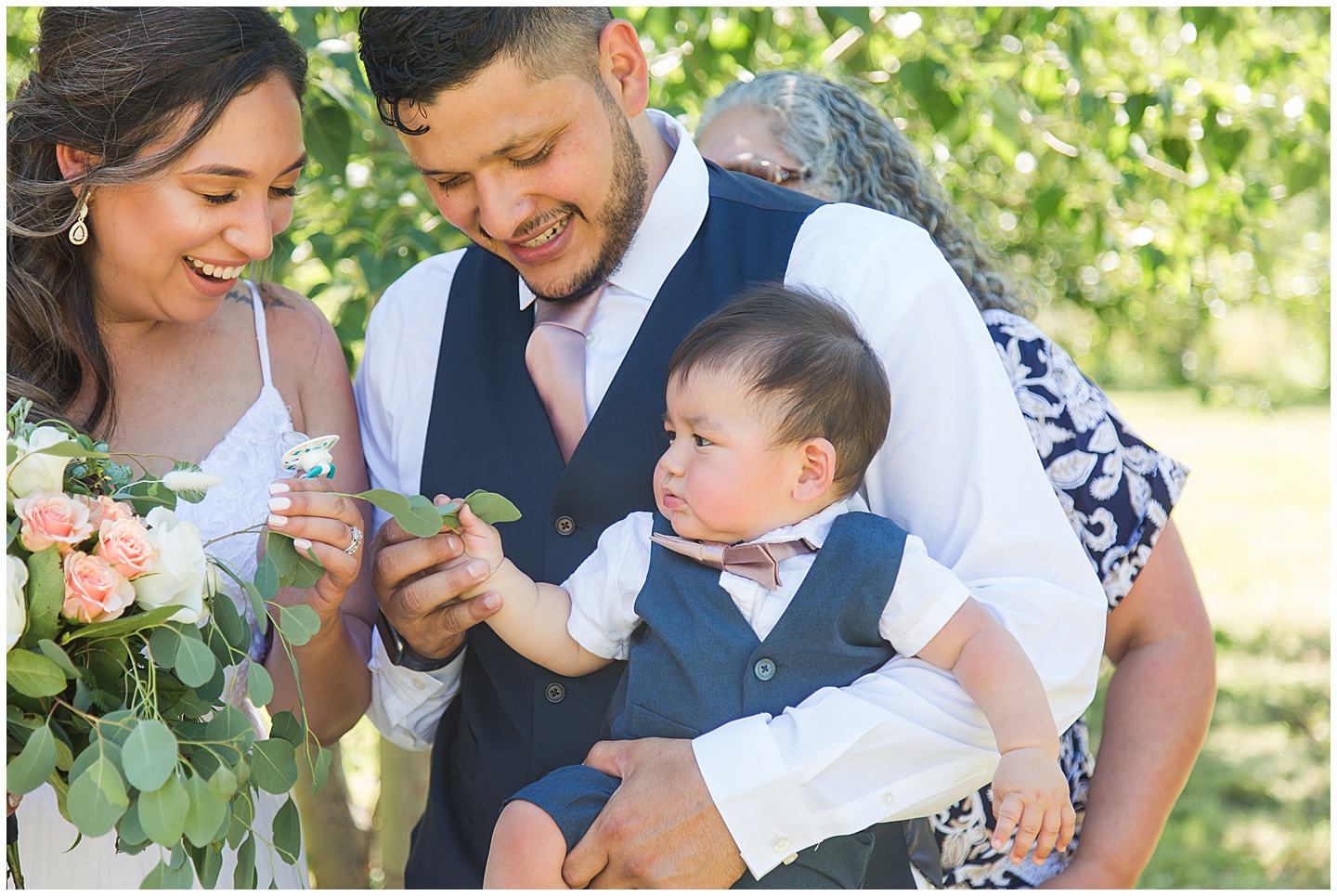 Columbia River Navy and Pink Wedding Tiffany Joy W Photography