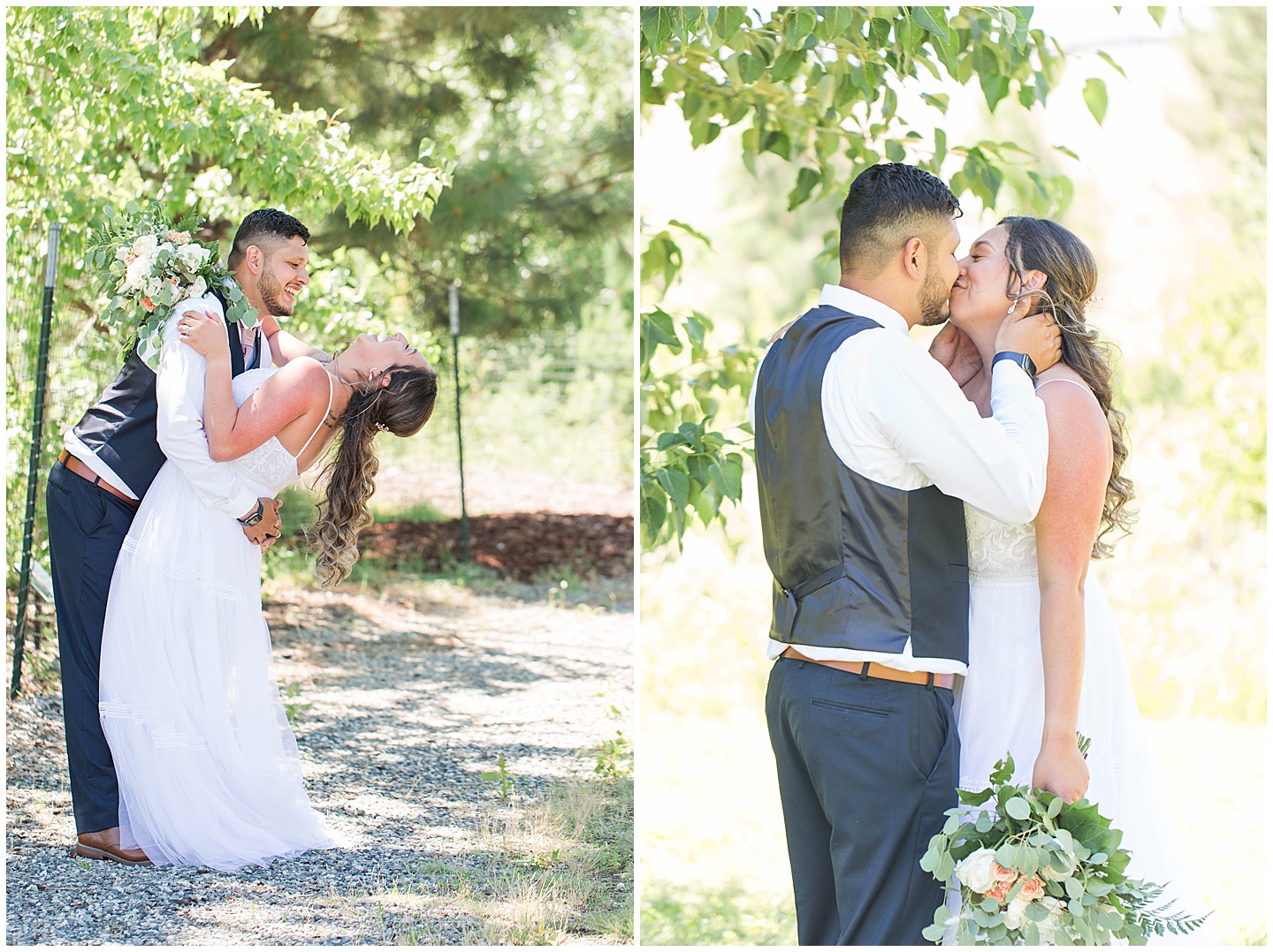 Columbia River Navy and Pink Wedding Tiffany Joy W Photography