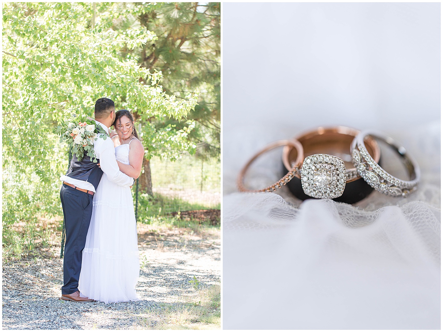 Columbia River Navy and Pink Wedding Tiffany Joy W Photography