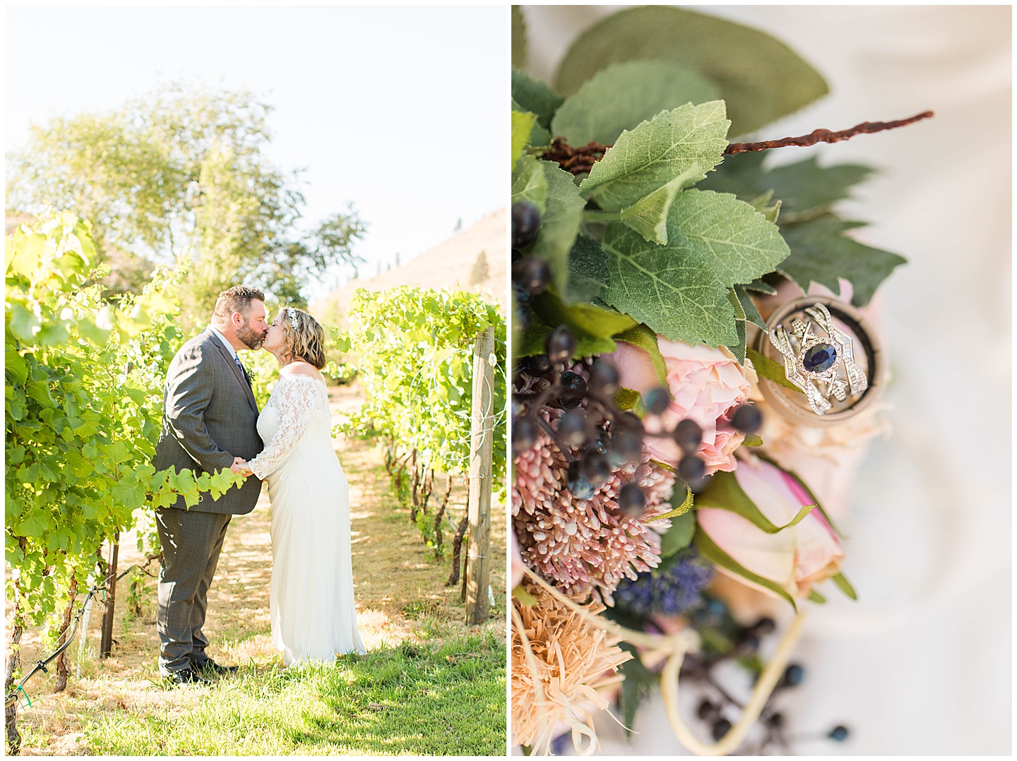 Lake Chelan Intimate Sunset Wedding Tiffany Joy W Photography