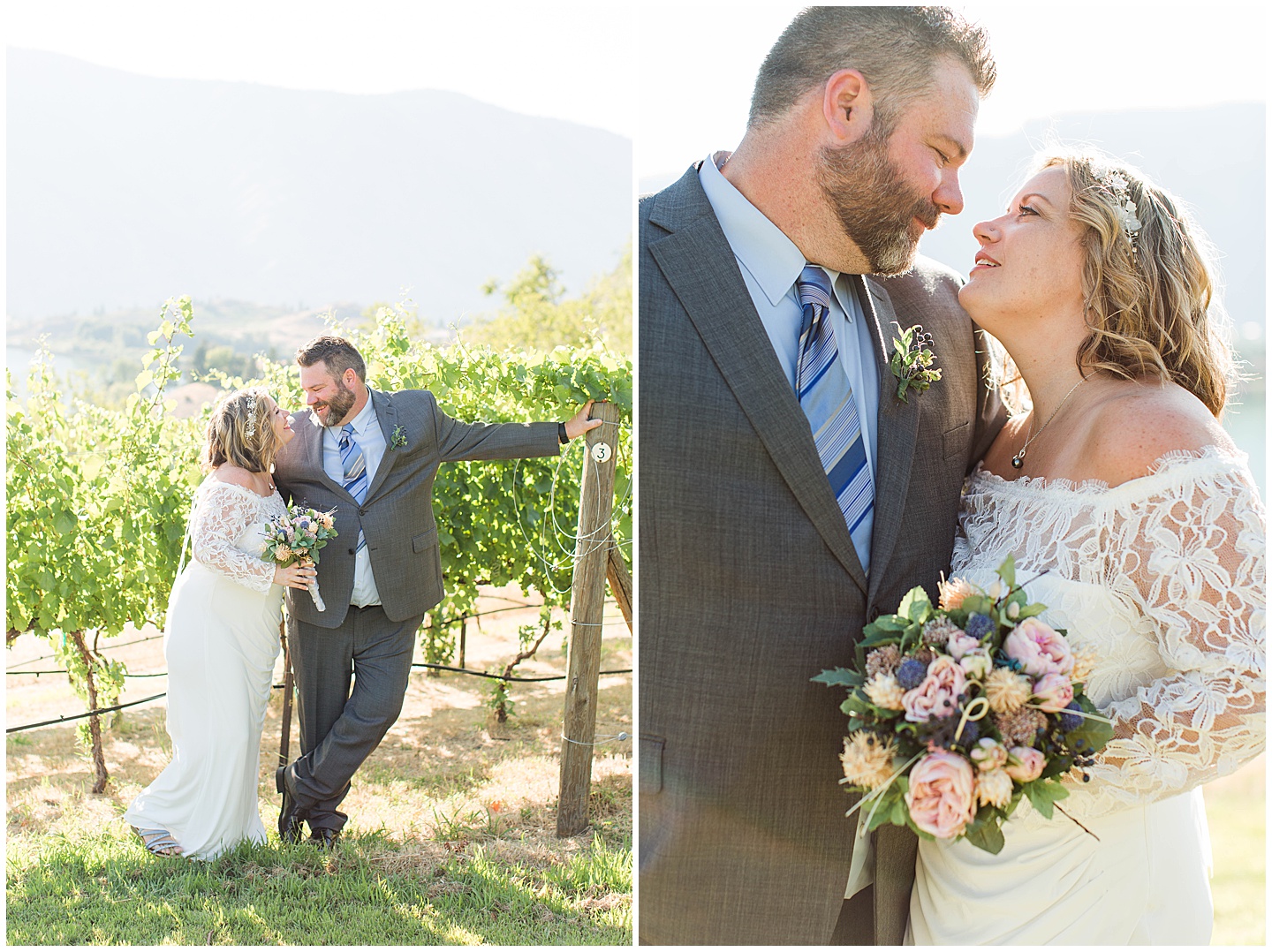 Lake Chelan Intimate Sunset Wedding Tiffany Joy W Photography