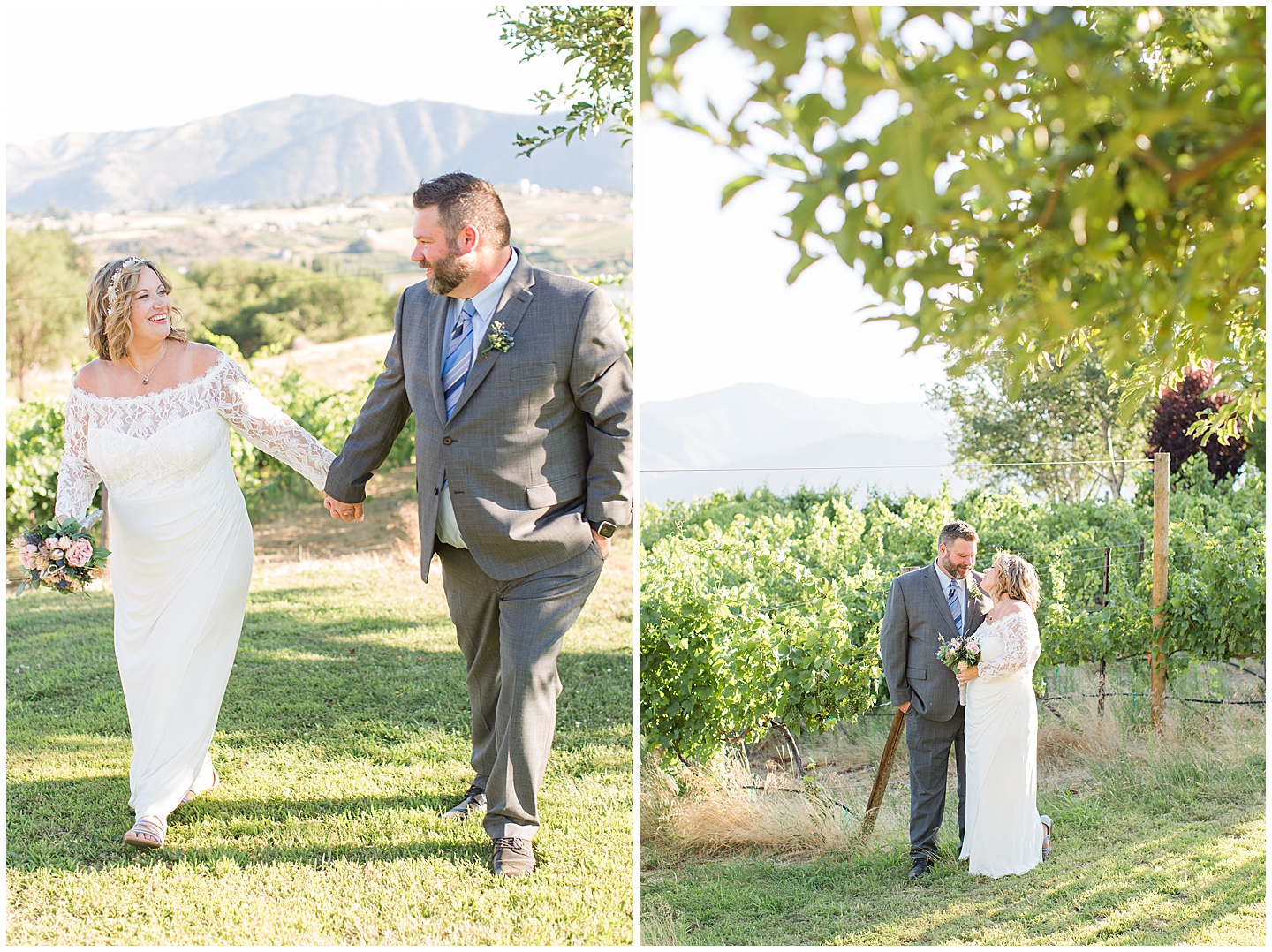 Lake Chelan Intimate Sunset Wedding Tiffany Joy W Photography