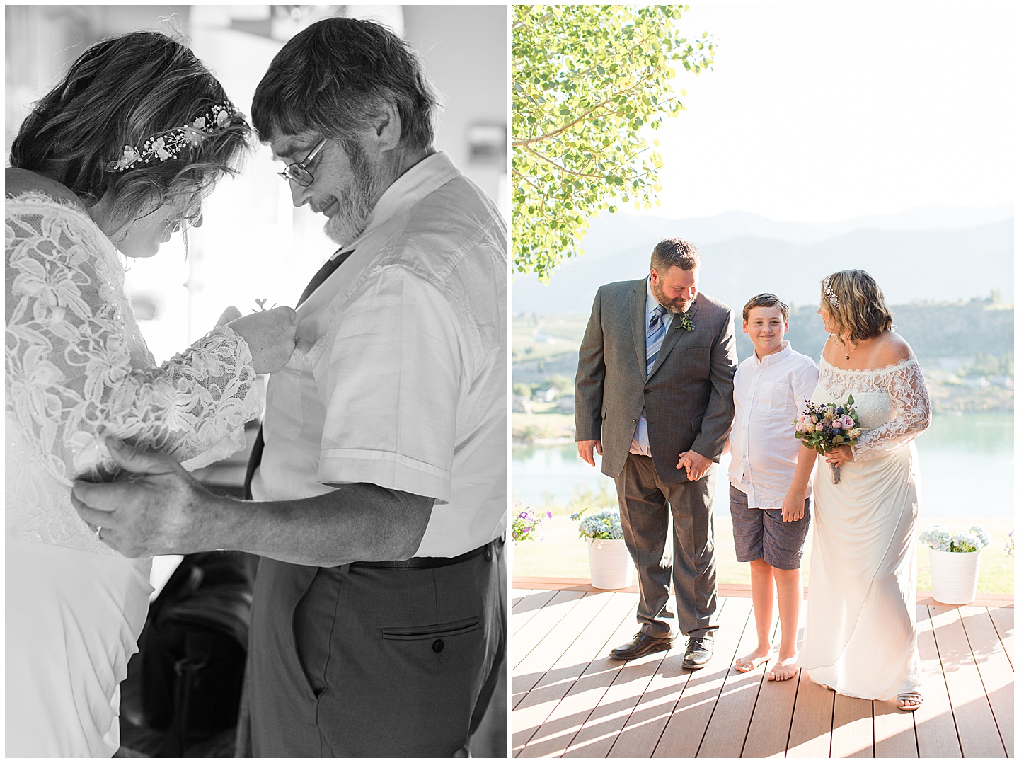 Lake Chelan Intimate Sunset Wedding Tiffany Joy W Photography