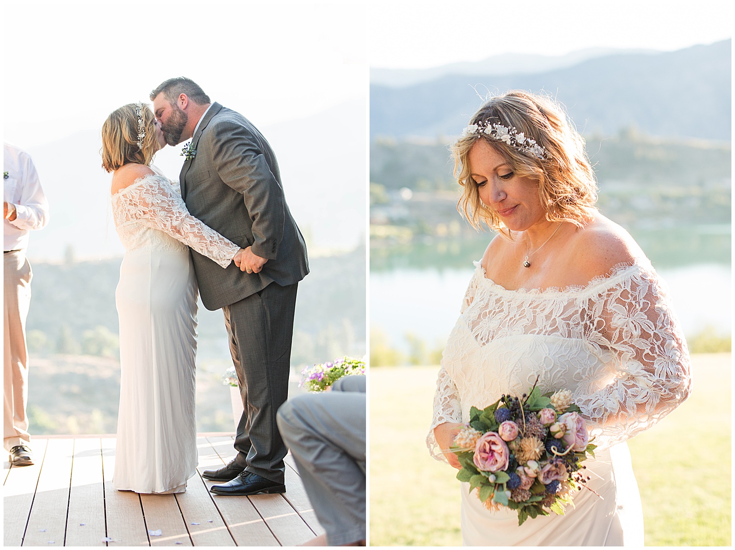 Lake Chelan Intimate Sunset Wedding Tiffany Joy W Photography