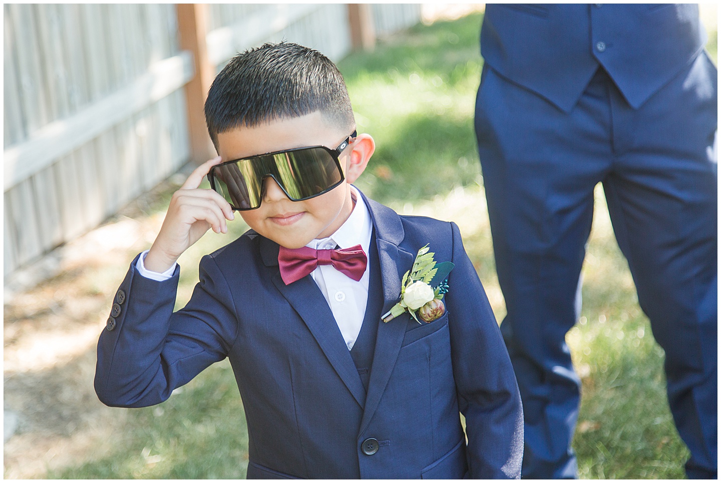 Wenatchee Mountain view wedding navy and maroon Tiffany Joy W Photography