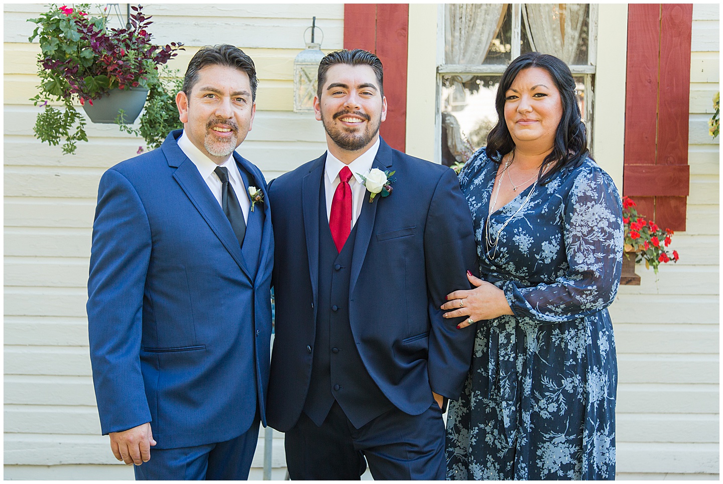 Wenatchee Mountain view wedding navy and maroon Tiffany Joy W Photography