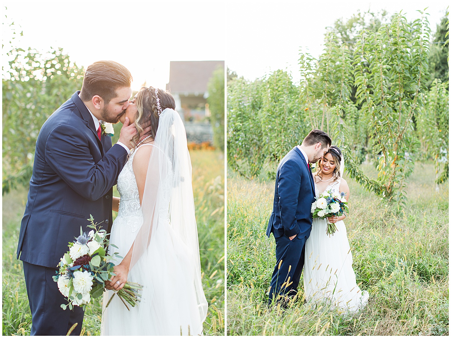 Wenatchee Mountain view wedding navy and maroon Tiffany Joy W Photography