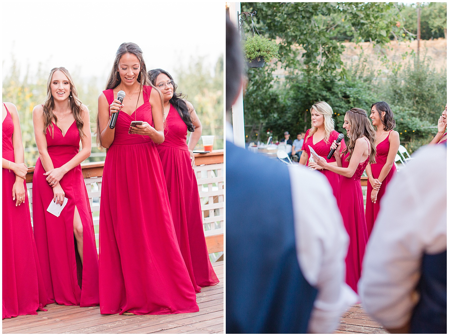 Wenatchee Mountain view wedding navy and maroon Tiffany Joy W Photography