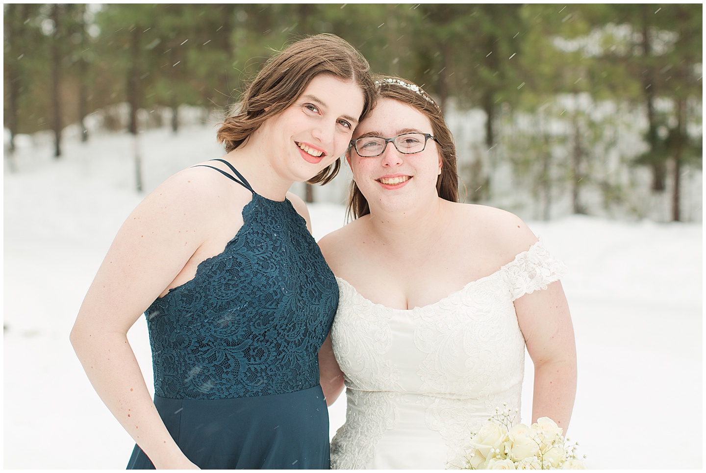 Winter River Mountain Lodge Wedding TIffany Joy W Photography