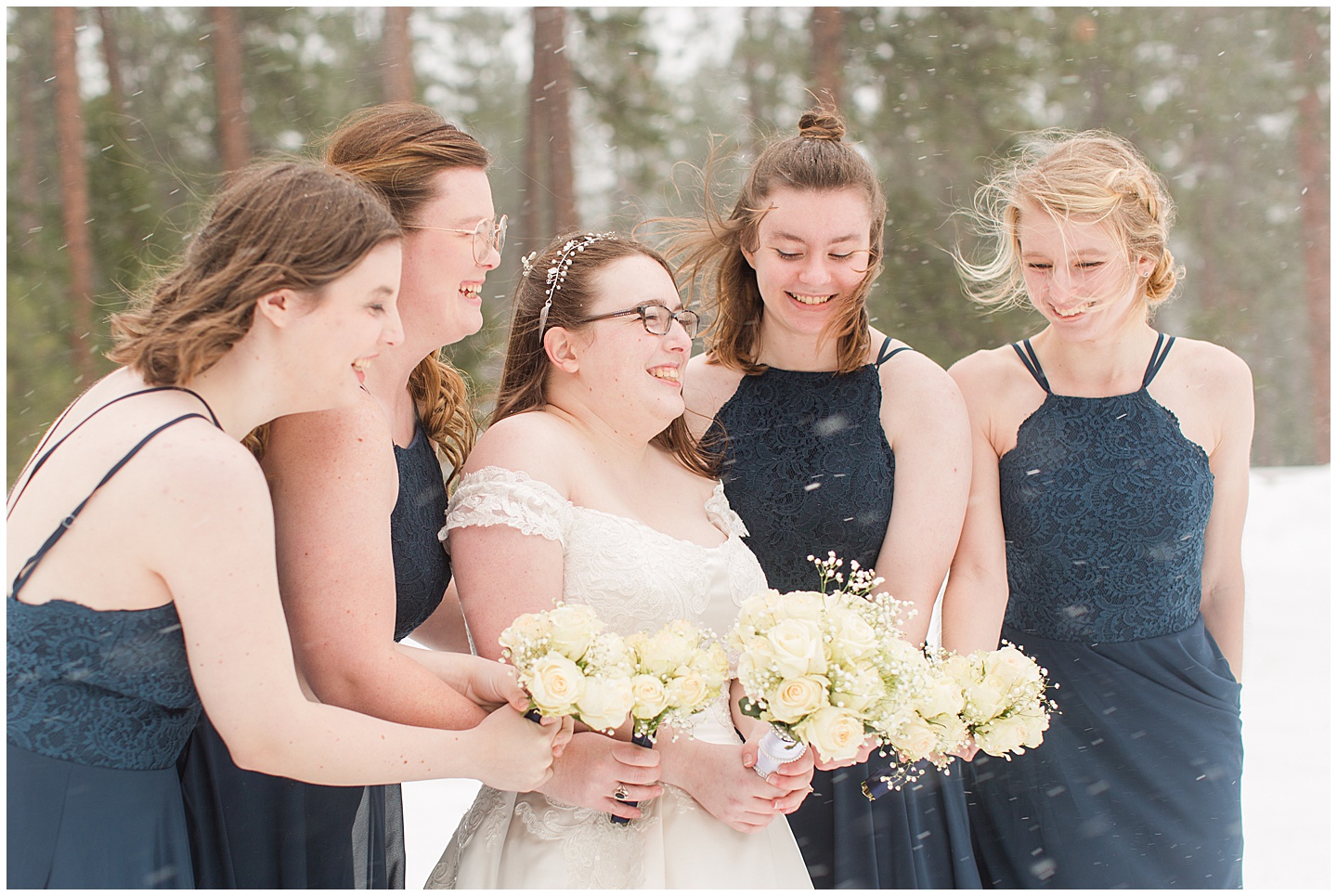 Winter River Mountain Lodge Wedding TIffany Joy W Photography