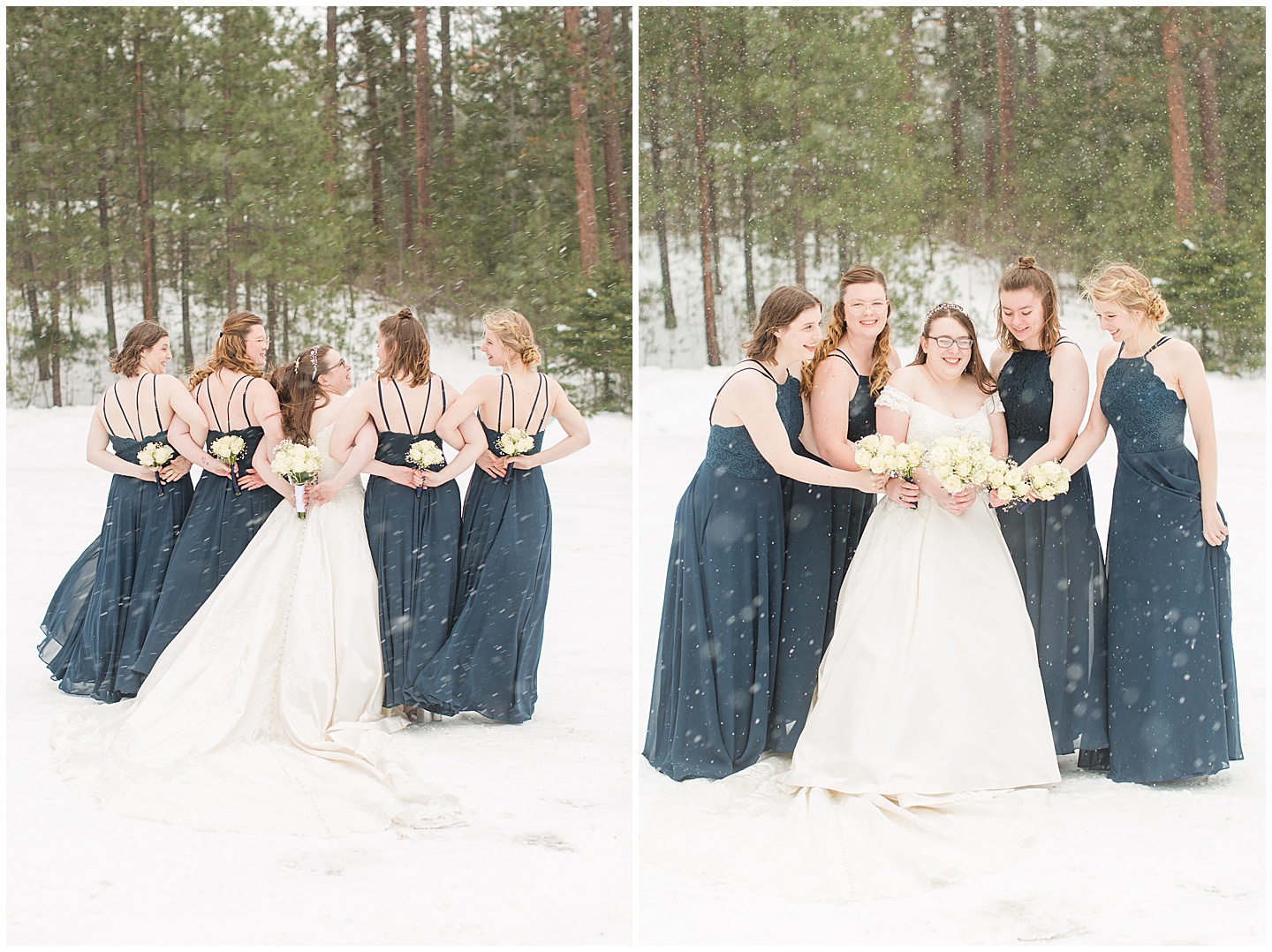 Winter River Mountain Lodge Wedding TIffany Joy W Photography