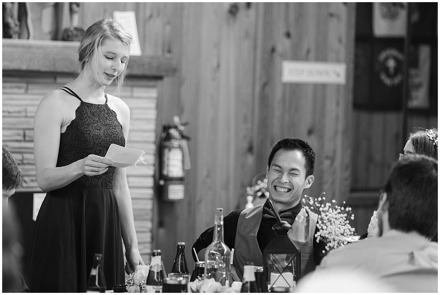 Winter River Mountain Lodge Wedding TIffany Joy W Photography