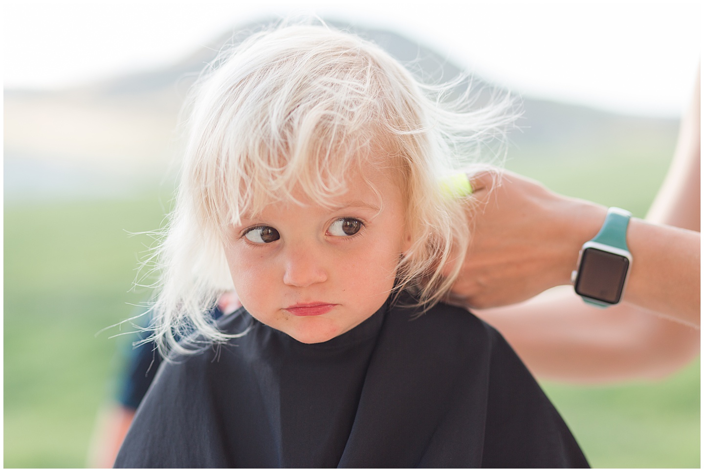 first haircut tiffany joy w photography