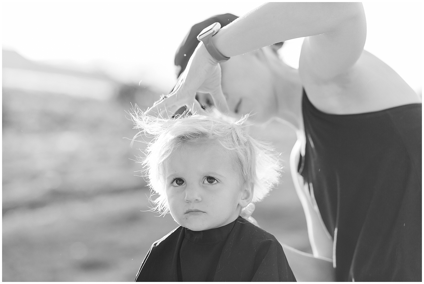 first haircut tiffany joy w photography