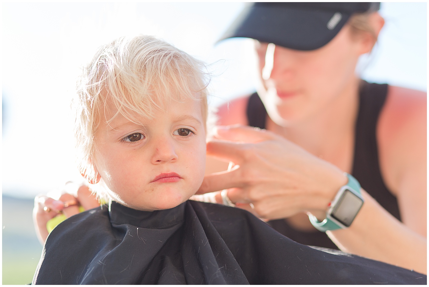 first haircut tiffany joy w photography