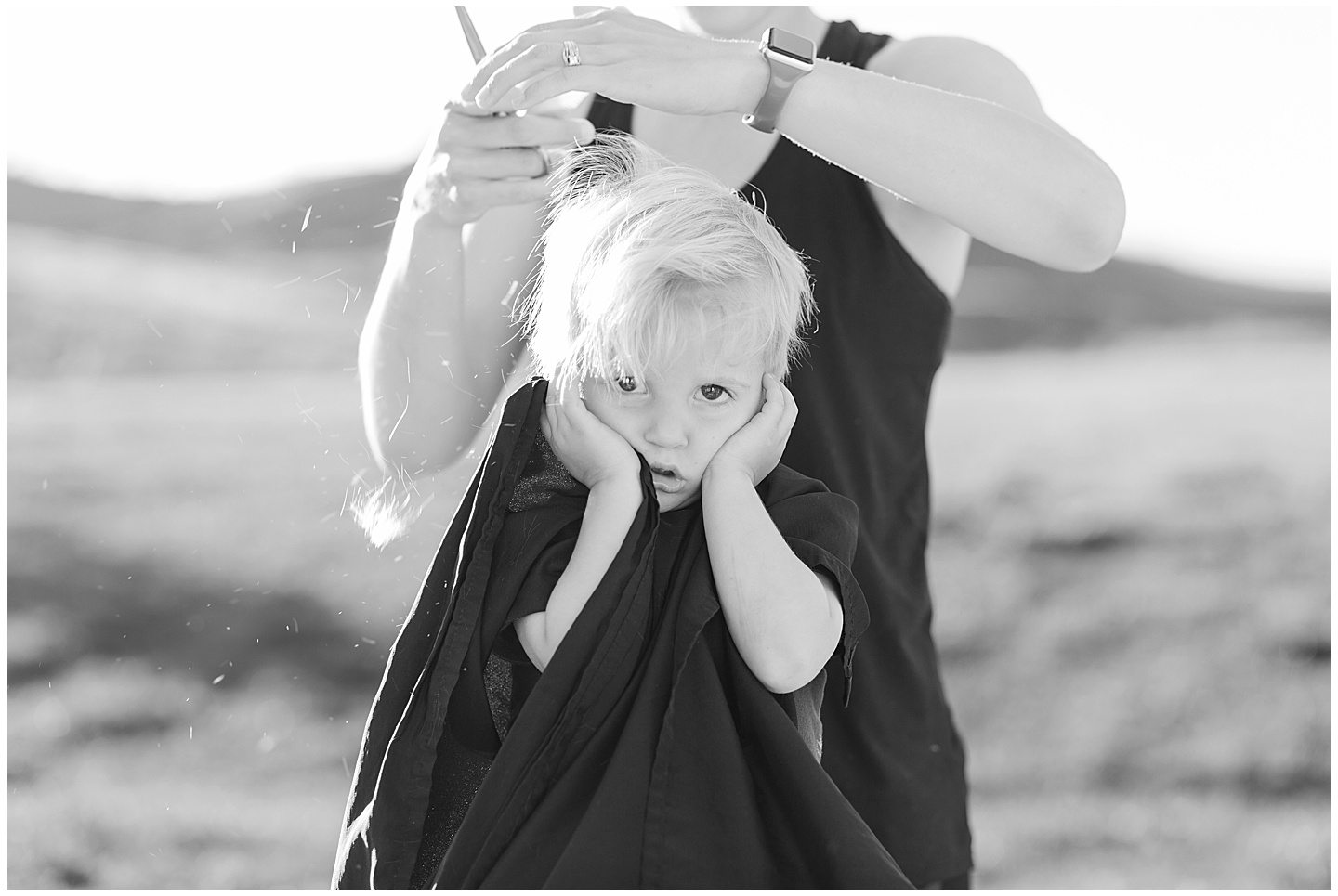 first haircut tiffany joy w photography
