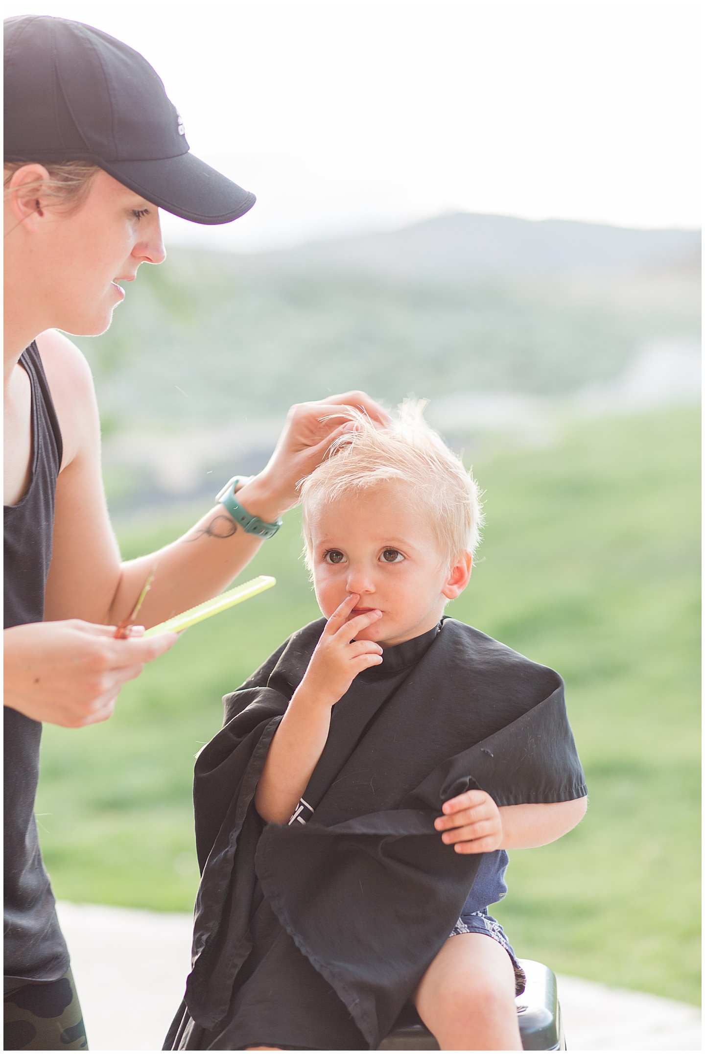 first haircut tiffany joy w photography