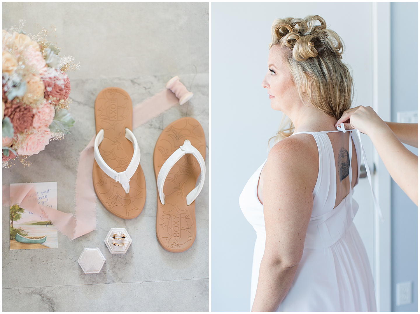 Lake Chelan Summer Wedding with Pink and Sage