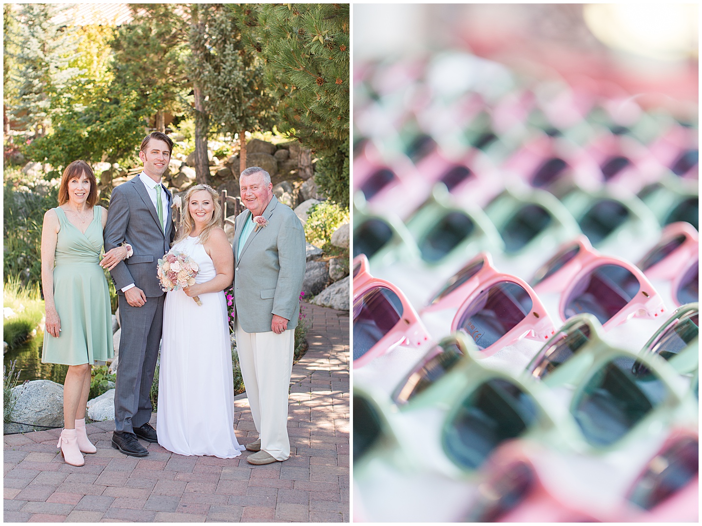 Lake Chelan Summer Wedding with Pink and Sage