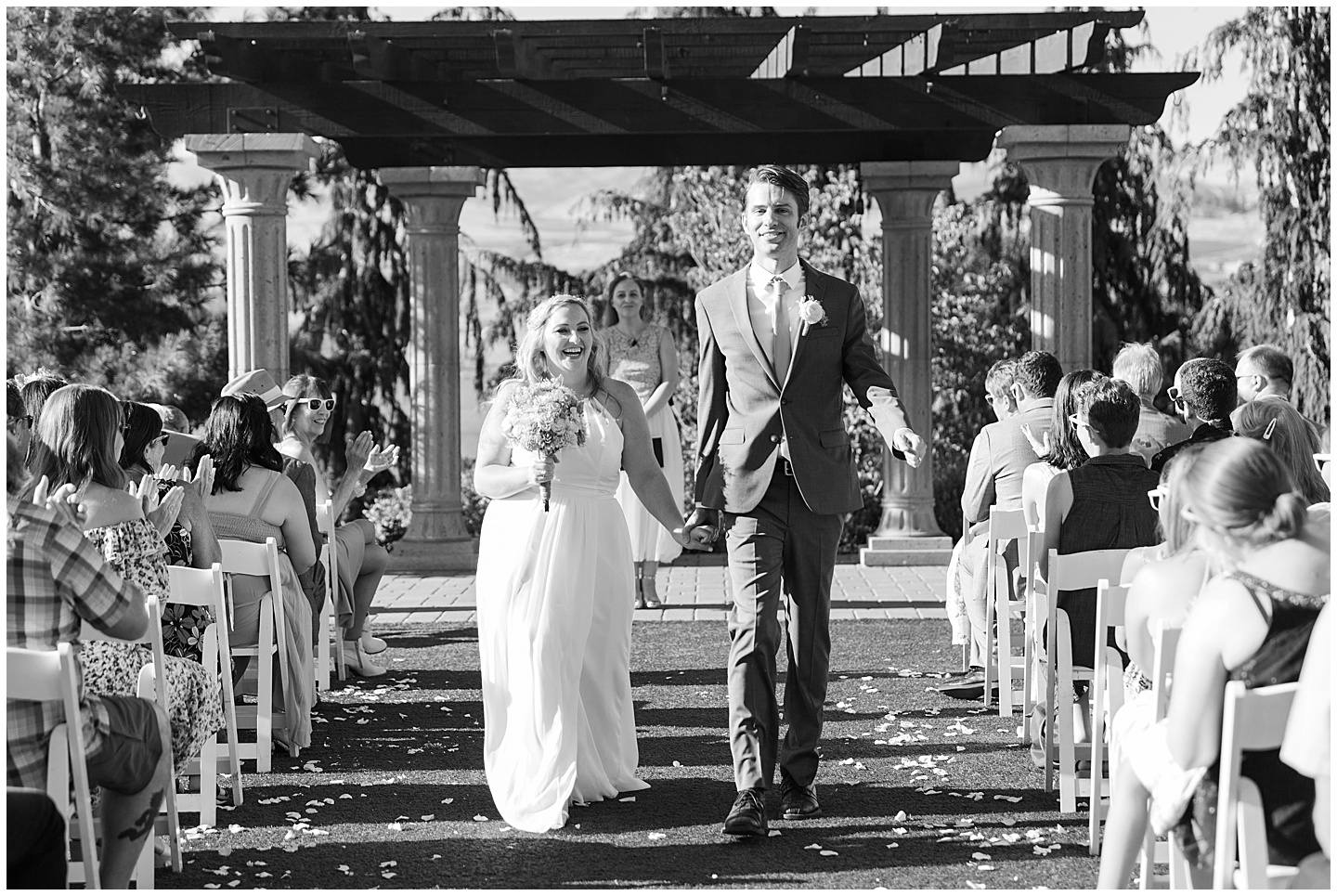 Lake Chelan Summer Wedding with Pink and Sage