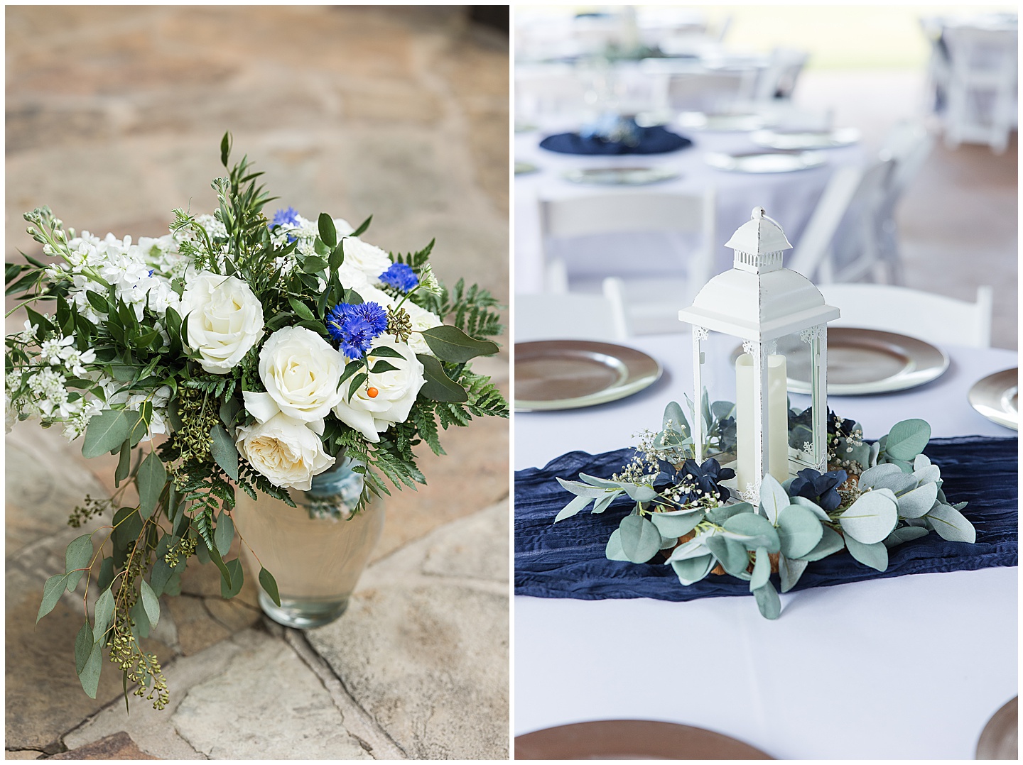 East Texas Navy and Silver Wilderness Spring Wedding Silver Star Ranch