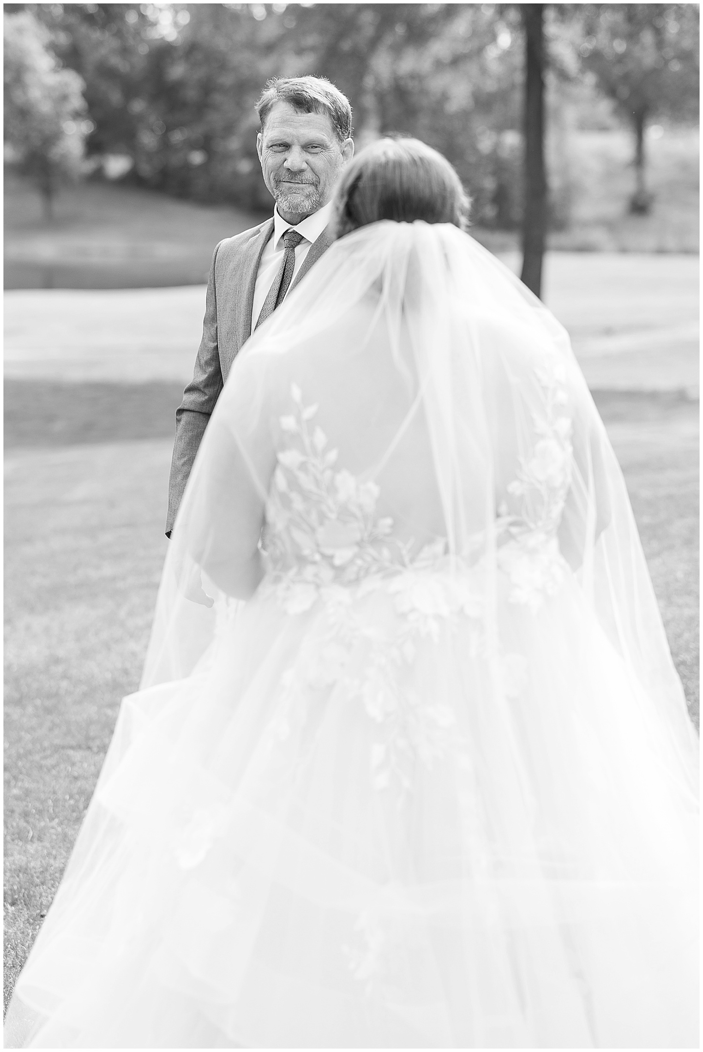 East Texas Navy and Silver Wilderness Spring Wedding Silver Star Ranch