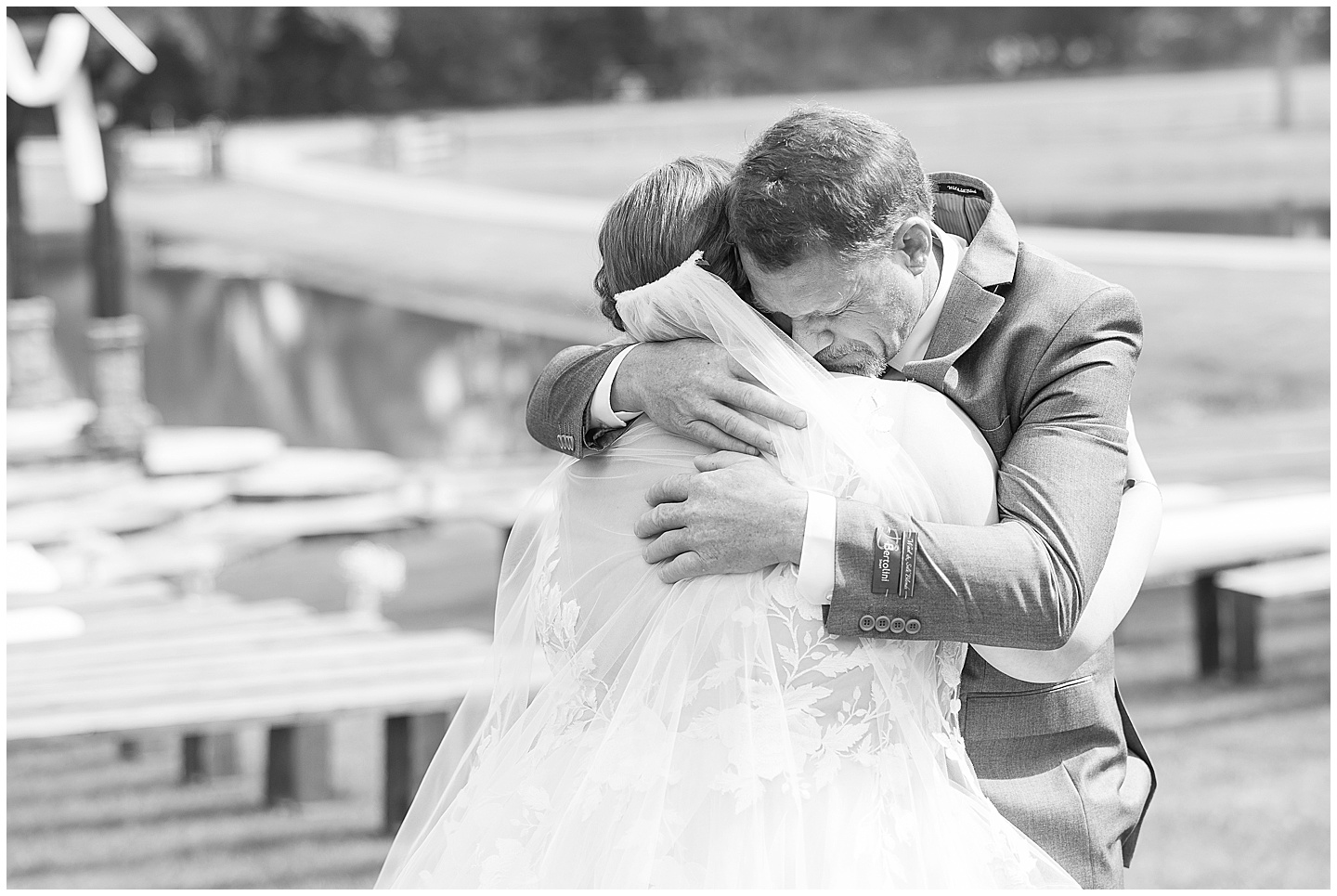 East Texas Navy and Silver Wilderness Spring Wedding Silver Star Ranch