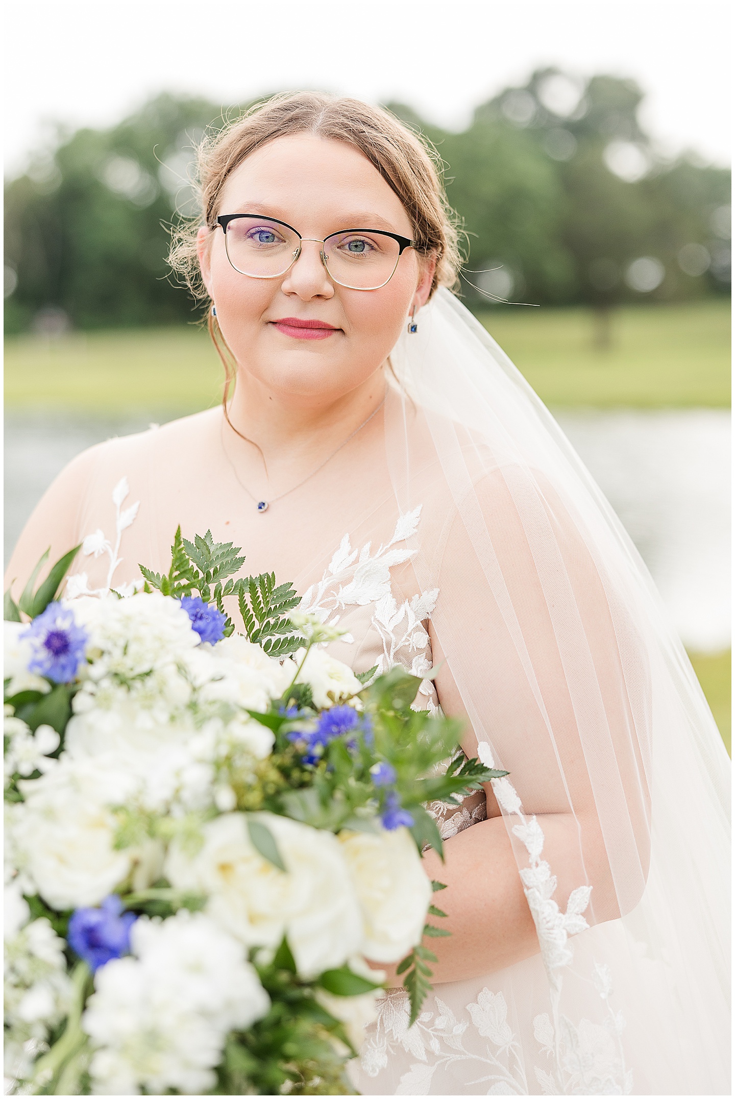 East Texas Navy and Silver Wilderness Spring Wedding Silver Star Ranch