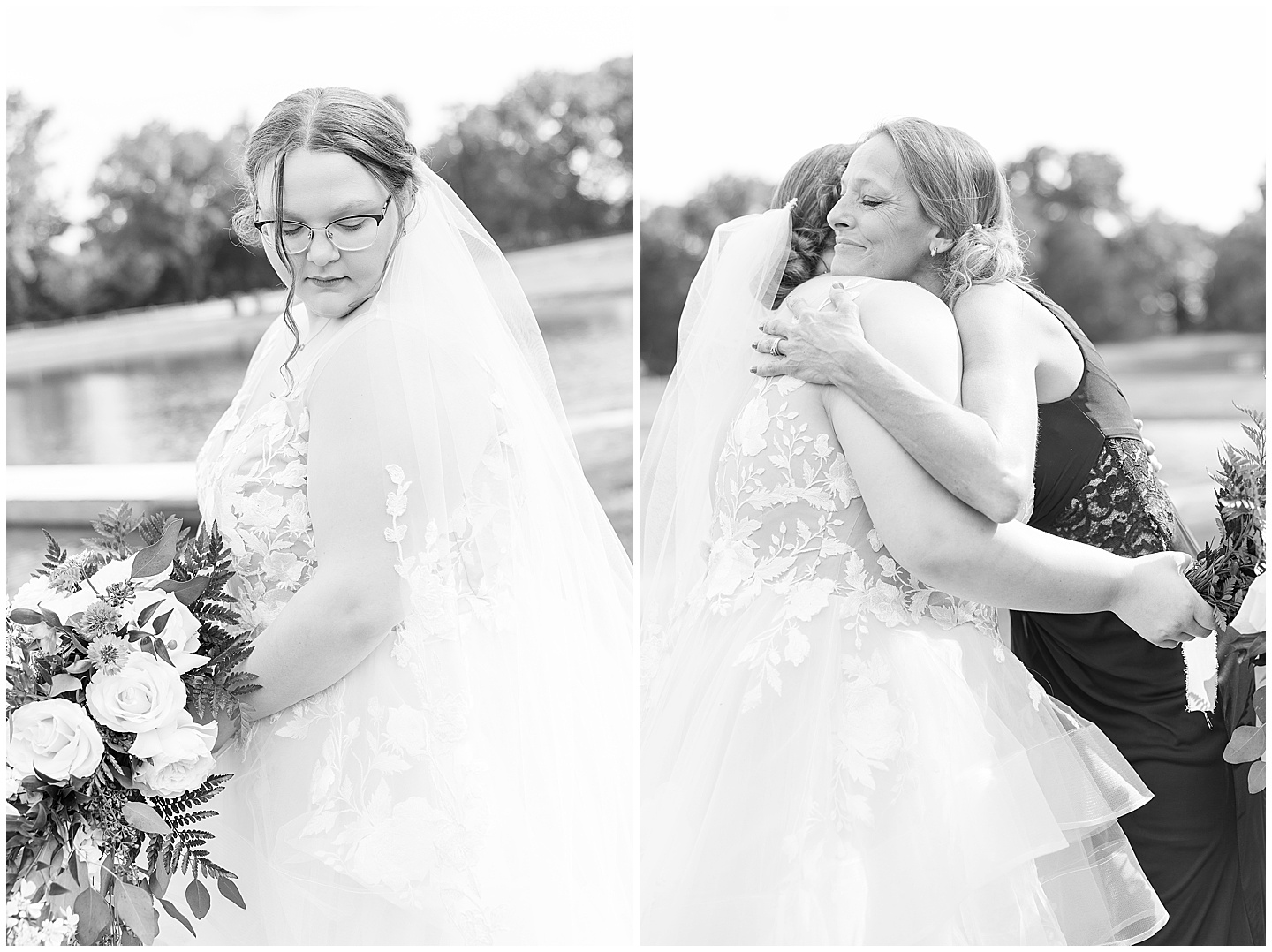 East Texas Navy and Silver Wilderness Spring Wedding Silver Star Ranch